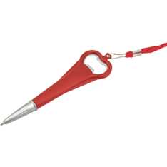 Fizz Bottle Opener Lanyard Pen