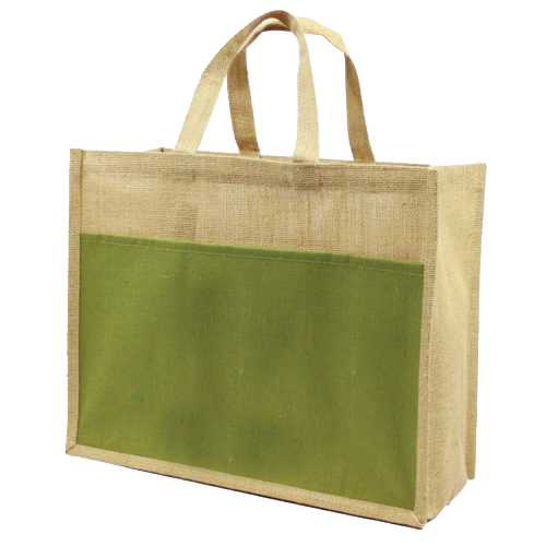 Blossom Jute Bag, 395mm W x 320mm H