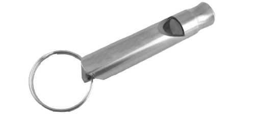 Blow your Top Whistle Key Ring