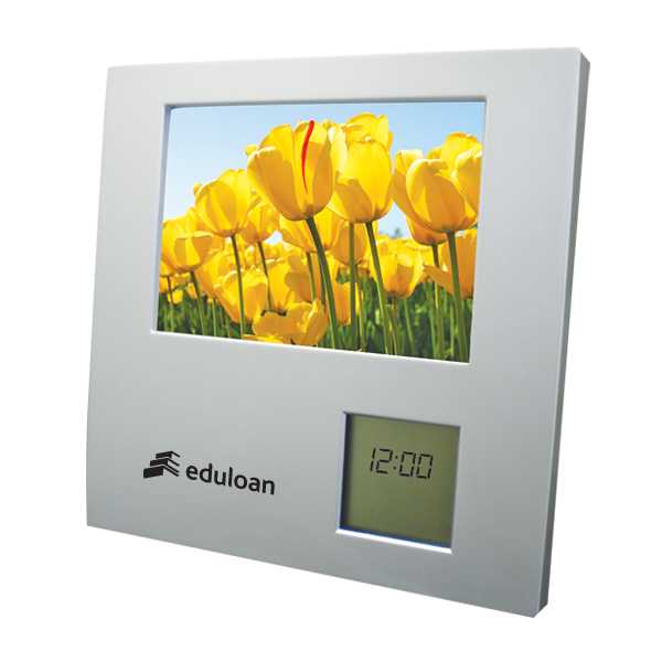 Harcourt Photo Frame Clock, 180mm W x 180mm H
