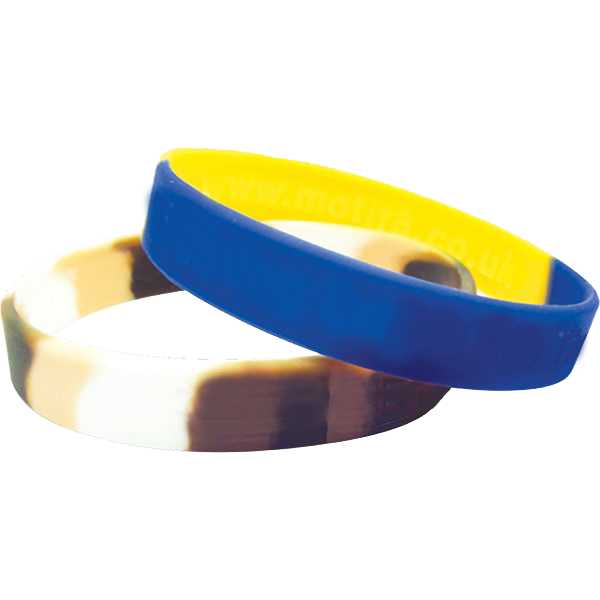 Multi Colour Silicone Band, 20mm